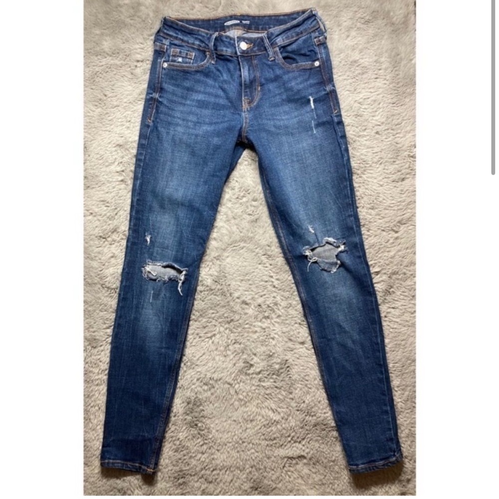 Old navy rockstar super skinny jeans size 10
